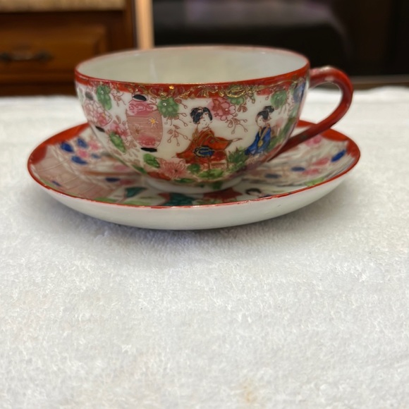 Dining Antique Japanese Teacup And Saucer Poshmark